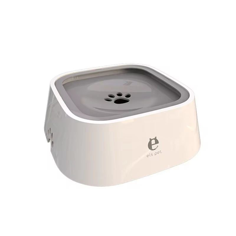 Dog Drinking Water Bowl Floating 