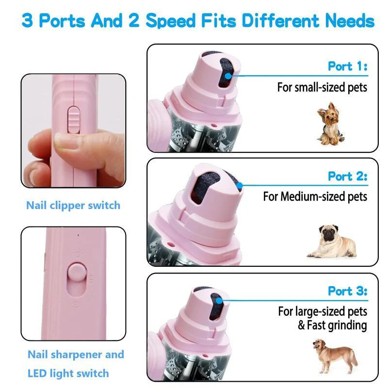 2 in 1 Pet Nail Clippers  
