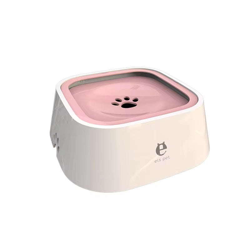 Dog Drinking Water Bowl Floating 