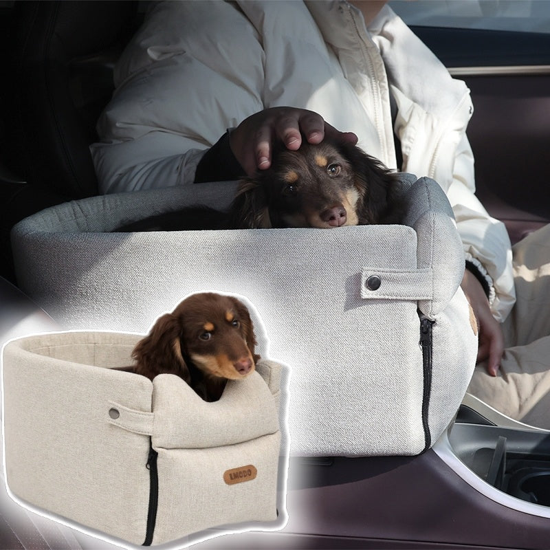 Central Dog Car Seat Bed Portable 