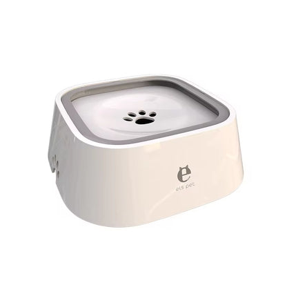 Dog Drinking Water Bowl Floating 