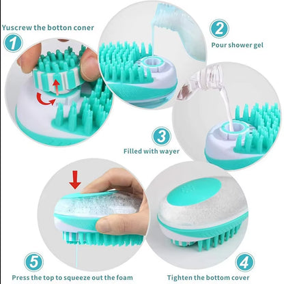 Pet Bath Brush 2 In 1